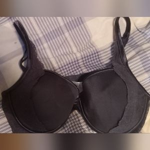 Victoria Secret Angel's 34D black lined demi bra